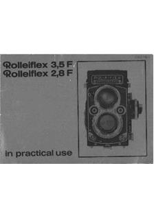 Rollei Rolleiflex 3.5 F manual. Camera Instructions.